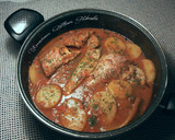 Foto del paso 18 de la receta: Cazuela de salmonetes con patatas en salsa de azafrán