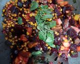 A picture of step 3 of Beetroot chana dal sabzi.
