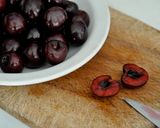 A picture of step 6 of Cherry & Chocolate Tart.