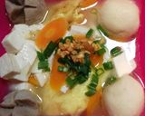 Foto langkah ke 8 dari resep Sup tahu telur baso.