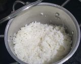 A picture of step 1 of Rice veggie balls.
