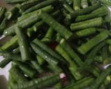 Foto langkah ke 1 dari resep Sayur Kacang Panjang dan Tahu.