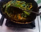 A picture of step 6 of Kurkuri bhindi.