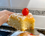 Foto del paso 17 de la receta: Pastel esponjoso de coco y caramelo, sin gluten