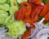 A picture of step 1 of Fresh salad 🥗.