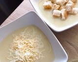 Karalábé krémleves recept fázis 6 fotója