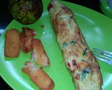 Foto langkah ke 3 dari resep Telur gulung, keju goreng, Alpukat keju ala DEBM.