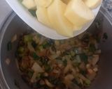 Foto del paso 7 de la receta: Sopa Cremosa de Puerro y Papa con Emulsión Picosa