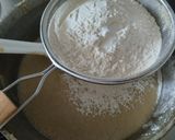A picture of step 2 of Eggless Milk Sponge Cake with Strawberries.