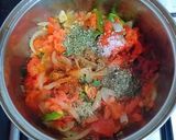 Foto del paso 7 de la receta Boquerones al horno con de salsa de picadillo de tomates