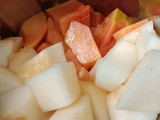 Papaya melon juice