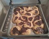 Foto del paso 7 de la receta: Galletas materas de vainilla rellenas con chocolate🫓🍫