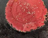 A picture of step 9 of Beetroot pulp chilla with veggies.