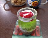 Foto langkah ke 7 dari resep Puding strawberry coklat susu.