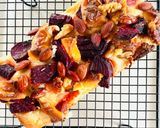 รูปขั้นตอนการทำที่ 5 ของ Beet Root & Walnut-Almond- Cheese Foccacia 🍞🌰🥜
