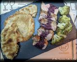 Foto del passaggio 7 della ricetta Filetto di maiale alle spezie con salsa al vino rosso con mazze di tamburo e broccoletti