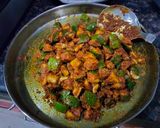 A picture of step 4 of #mania# Recipe's name-Andhra style Lehsuni Mango Pickle.