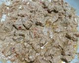 A picture of step 2 of Bihari kubab.