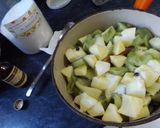 Foto del paso 2 de la receta: Mermelada de kiwis y manzanas