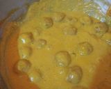 A picture of step 4 of Jackfruit kofta curry.