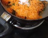 A picture of step 5 of Masala Rava idli.