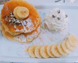 รูปขั้นตอนการทำที่ 7 ของ แพนเค็กกล้วยหอม🍌🍌#วันนี้ทำด้วยแป้งสำเร็จรูปค่ะ