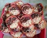 Foto langkah ke 8 dari resep Martabak manis red velvet.