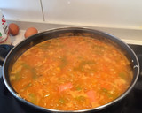 Foto del paso 7 de la receta: Arroz caldoso con salchichas y verduras