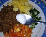 A picture of step 2 of Alu Kali dal chat.