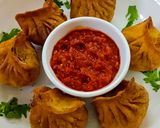 मोमोज़ (फ्राइड) Momos (fried) recipe in Hindi रेसिपी चरण 8 फोटो