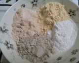A picture of step 1 of Spinach Thali Peeth.