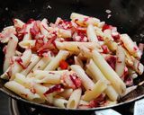 A picture of step 2 of Pink Pasta.