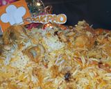 A picture of step 18 of Chicken tikka biryani.