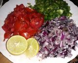 A picture of step 1 of Pav bhaji.
