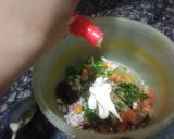 A picture of step 3 of Cheese balls chaat.