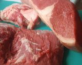 A picture of step 2 of Rendering Beef.