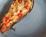 Foto del paso 8 de la receta: 🍆 Berenjenas rellenas de pimiento 🌶 y queso crema🧀