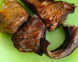 Foto langkah ke 1 dari resep IKAN PARI ASAP&TERONG HIJAU SANTAN PEDAS (Mangut/genjong).
