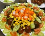 Hình bước làm 2 của món Salad Rong Nho