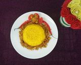 Foto langkah ke 5 dari resep Pulut kuning dan serundeng ayam #Selasabisa.