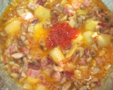 Foto del paso 4 de la receta: Tortilla de champiñones y bacon al horno