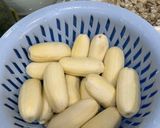Hình bước làm 1 của món Chuối Sáp Nướng Cốt Dừa
