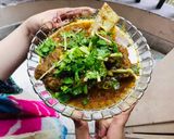 A picture of step 4 of Lazeez Mutton karahi.