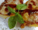 Foto del paso 10 de la receta: Patata rellena de Burritos, salsa BBQ, albahaca