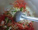 A picture of step 1 of Manchurian Fried Rice.