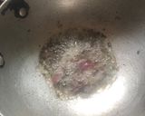 A picture of step 1 of Masala Cluster beans.