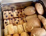 Une image de l'étape 6 de Cookies moelleux chocolat blanc pignons sans blanc d’œuf.