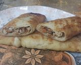 A picture of step 2 of Chicken vegetable German cheese Rolls.