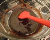 A picture of step 3 of Chocolate ganache #4WeeksChallenge.