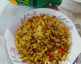 A picture of step 5 of Sprouted Bhel.